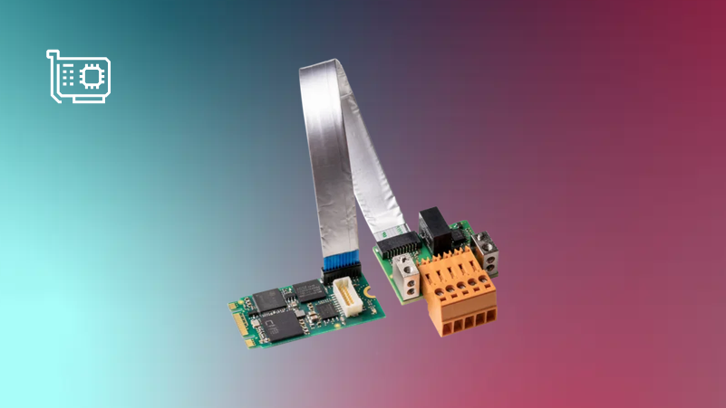 Cyber-secure M.2 2242 Key B+M PC card - DeviceNet Slave
