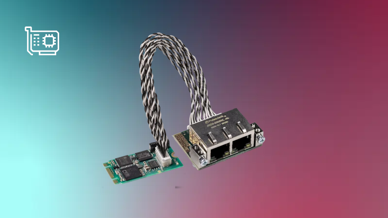 Cyber-secure M.2 2242 Key B+M PC card - Industrial Ethernet Device