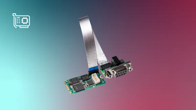 Cyber-secure M.2 2242 Key B+M PC card - PROFIBUS DP Slave
