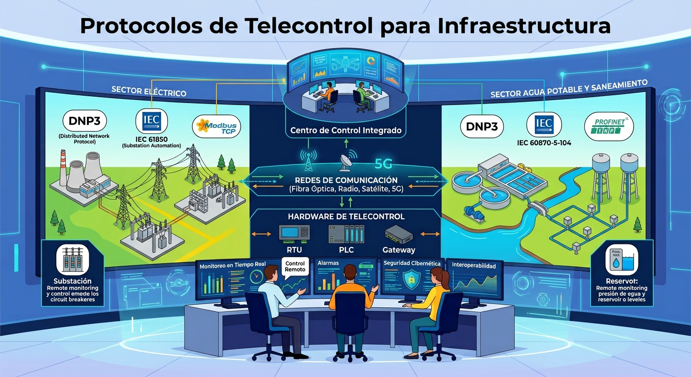 Protocolos de comunicación para Telecontrol. Una panorámica.