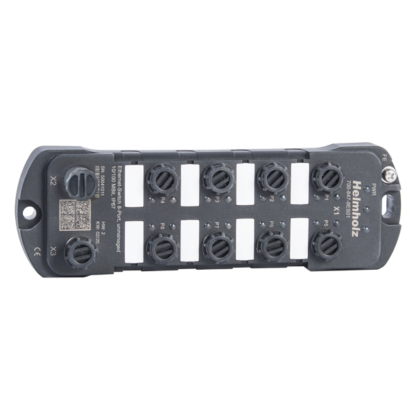 FLEXtra IP67 Ethernet-Switch, unmanaged 100 Mbit
