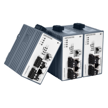 Familia de extensores Ethernet industriales Westermo DDW-x42 para montaje en riel DIN