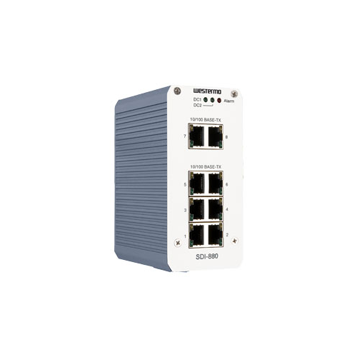 Westermo SDI-880 Unmanaged 8 port Ethernet Switch