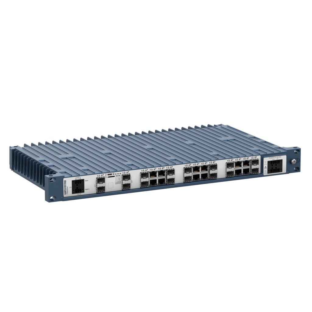 Westermo RedFox-7528 switch administrable 10G para rack de 19"