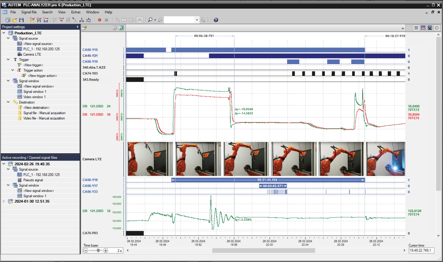 PLC-ANALYZER pro 6: análisis lógico y registro de señales de PLC